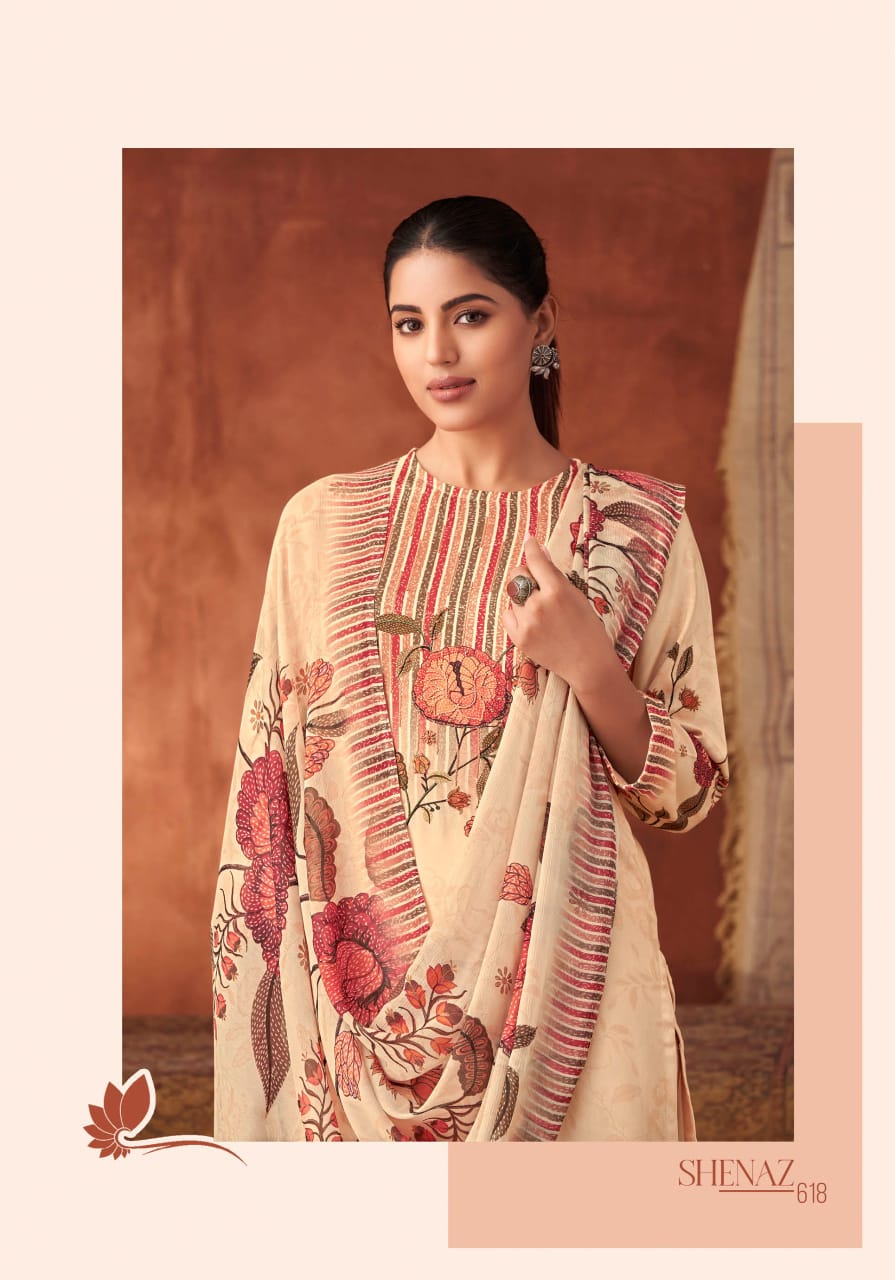 Shenaz By Sahiba Staple Twill Digital Printed Dress Material Wholesale Shop In Surat